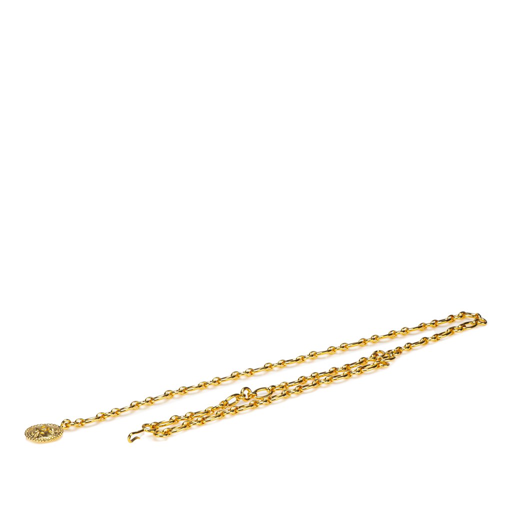 Chanel Gold Plated CC Medallion Chain Belt