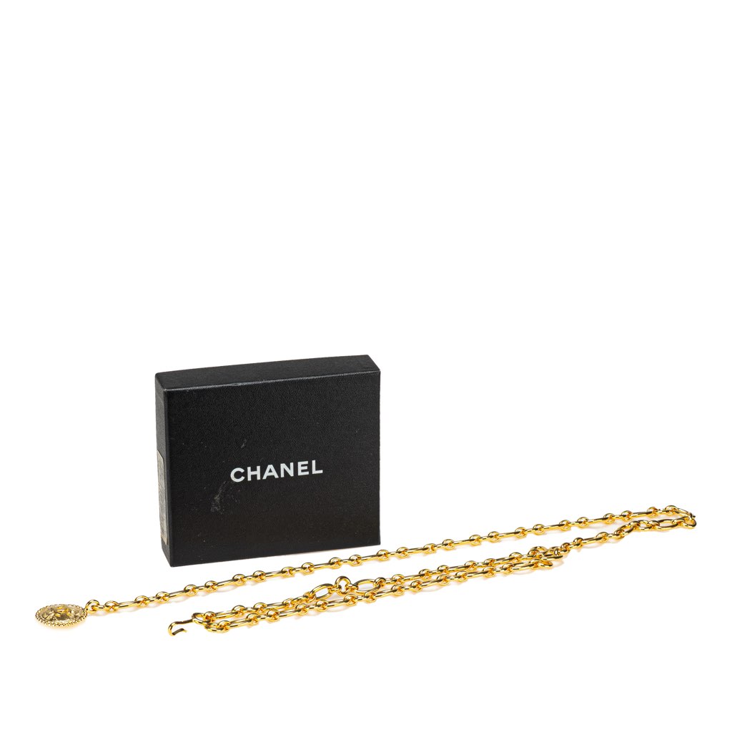 Chanel Gold Plated CC Medallion Chain Belt - 4