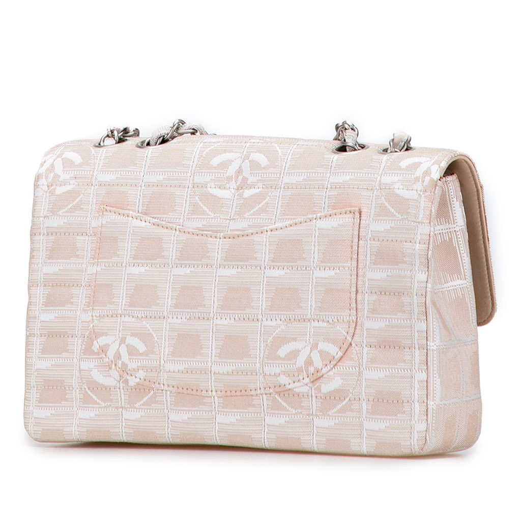 Chanel Medium New Travel Line Nylon Single Flap - Back view