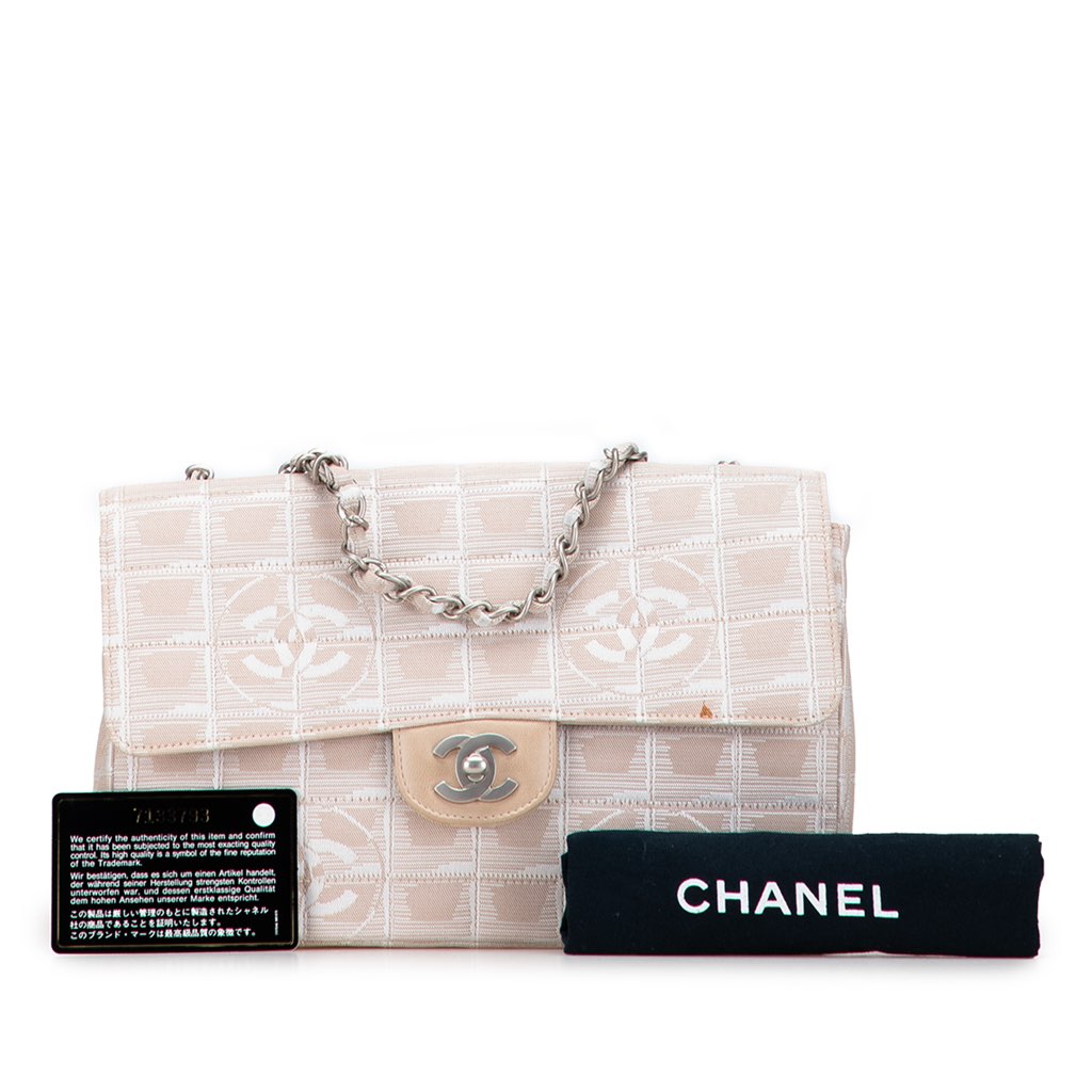 Chanel Medium New Travel Line Nylon Single Flap - Image 12