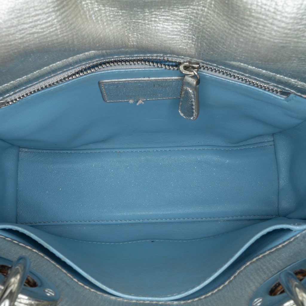 Dior Small Metallic Grained Calfskin Cannage My ABCDior Lady Dior - 5