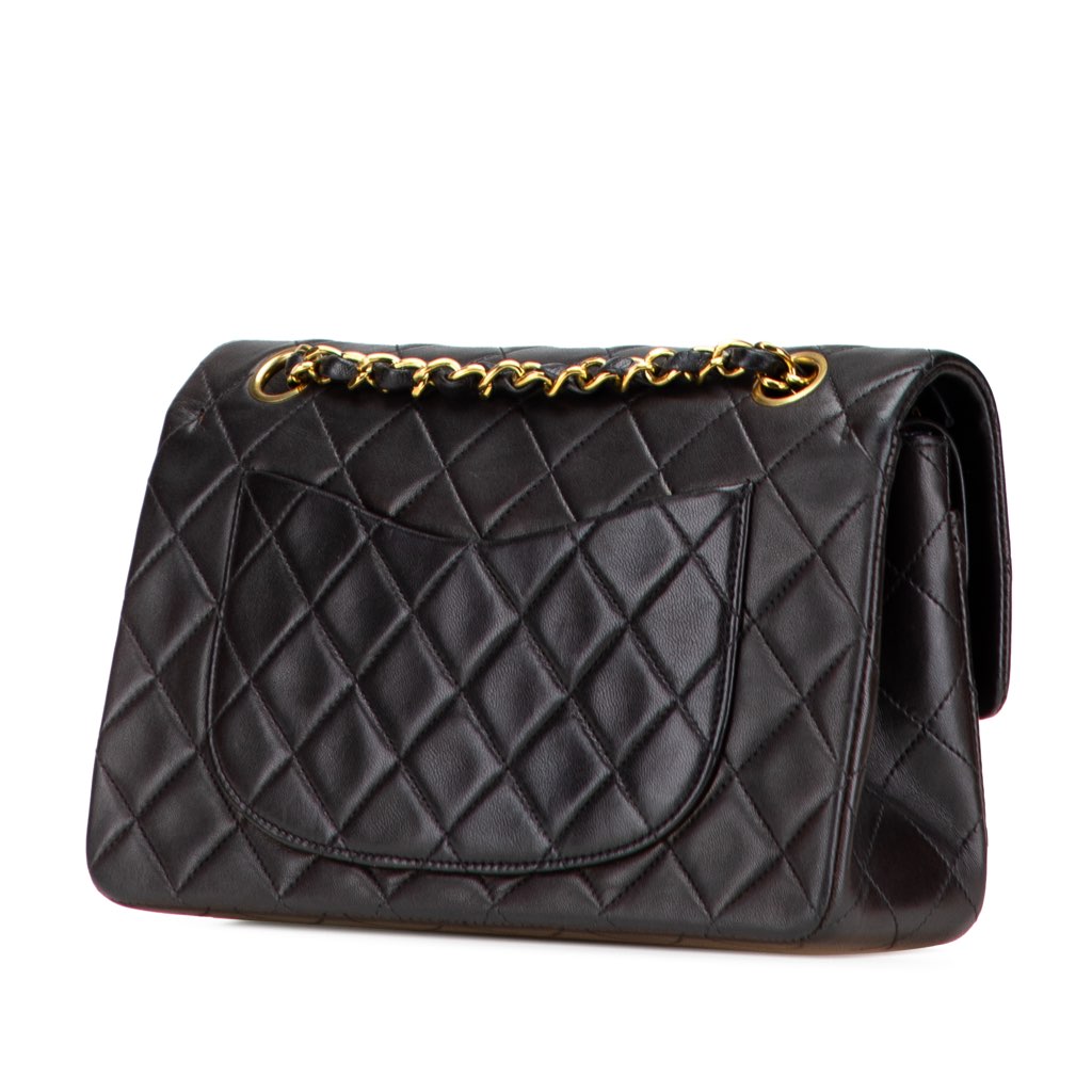 Chanel Small Classic Lambskin Double Flap - Back view