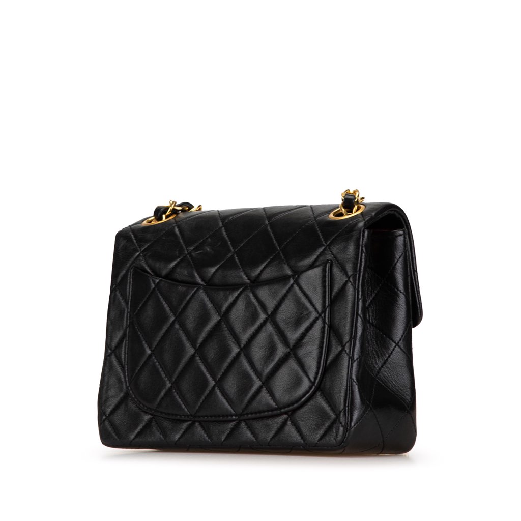 Chanel Mini Square Quilted Lambskin Single Flap - 2