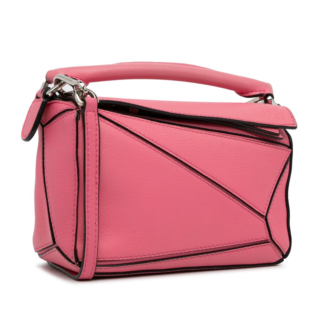 Loewe Mini Calfskin Puzzle Satchel - 2
