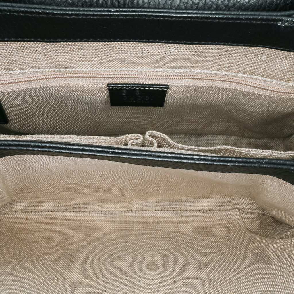 Gucci Small Dollar Calf Interlocking G Satchel - 4