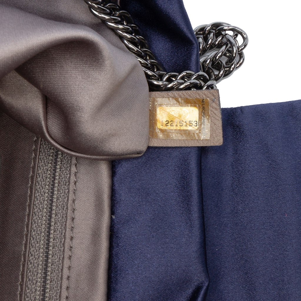 Chanel CC Satin Bow Clutch with Chain - Detail 1