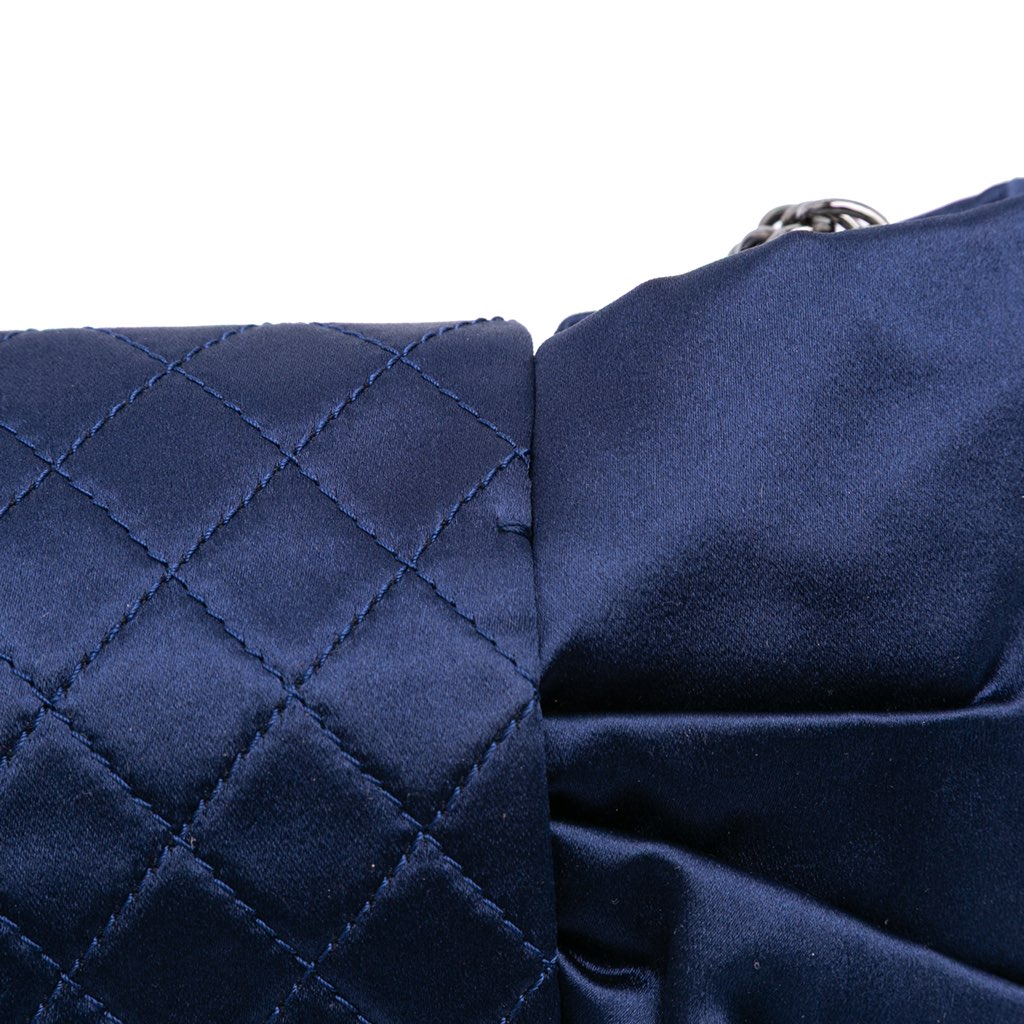 Chanel CC Satin Bow Clutch with Chain - Detail 2