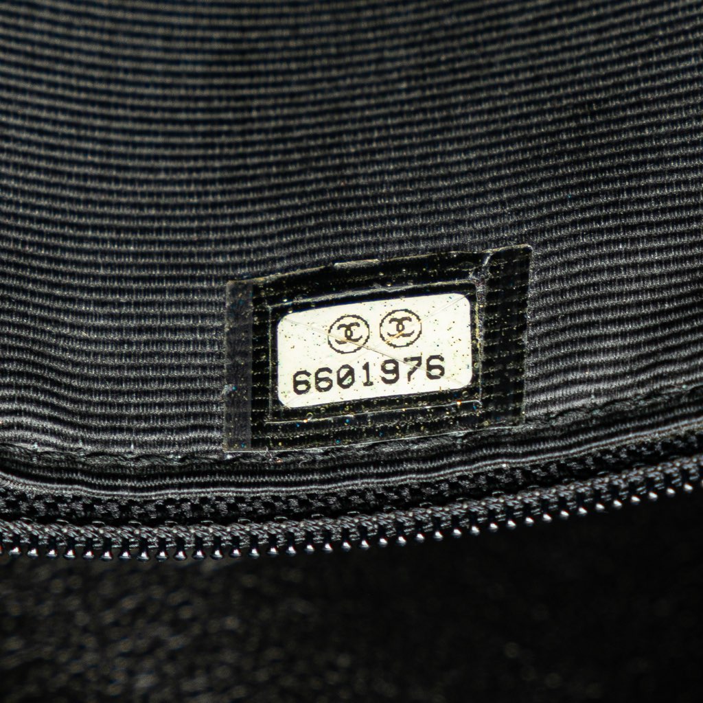 Chanel CC Quilted Caviar Tortoise Chain Tote - Detail 2