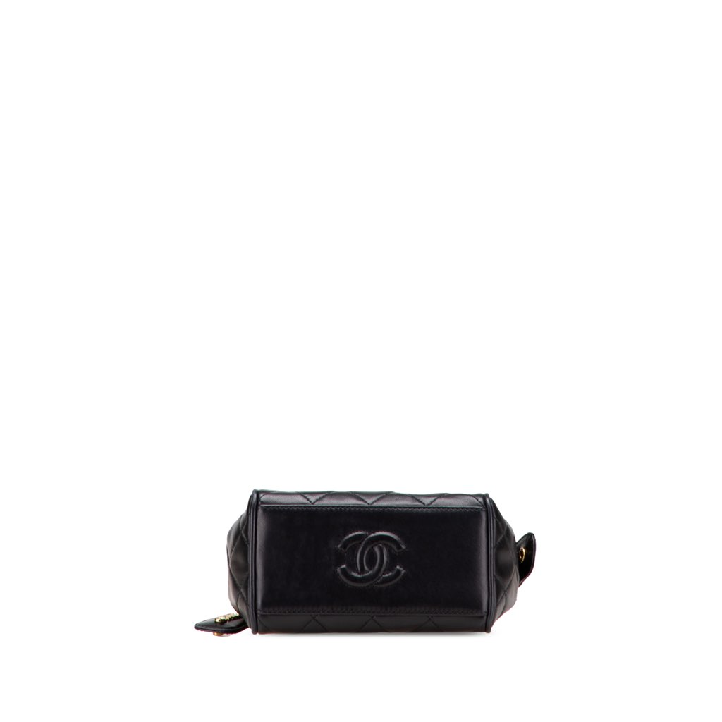 Chanel Mini Quilted Lambskin Chain Shoulder Bag - Image 6