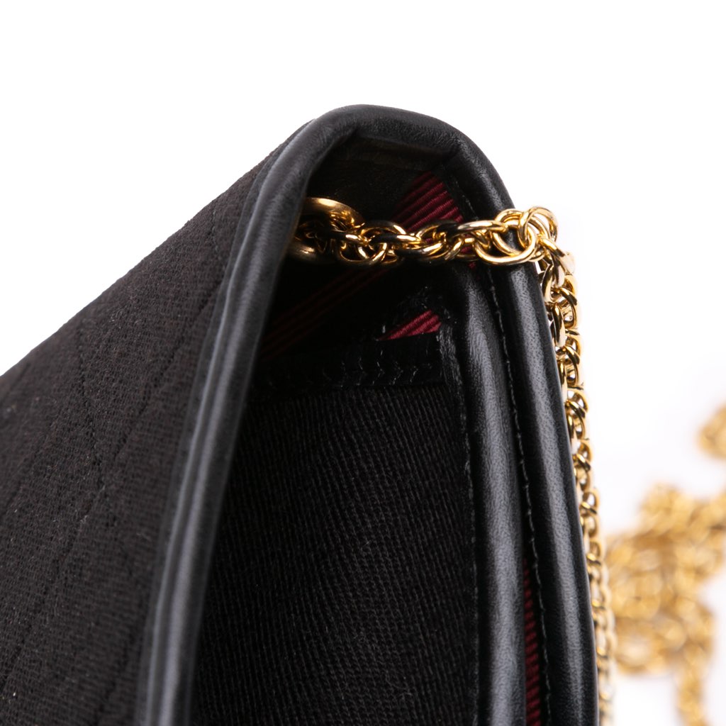 Chanel CC Quilted Jersey Chain Flap - Image 11