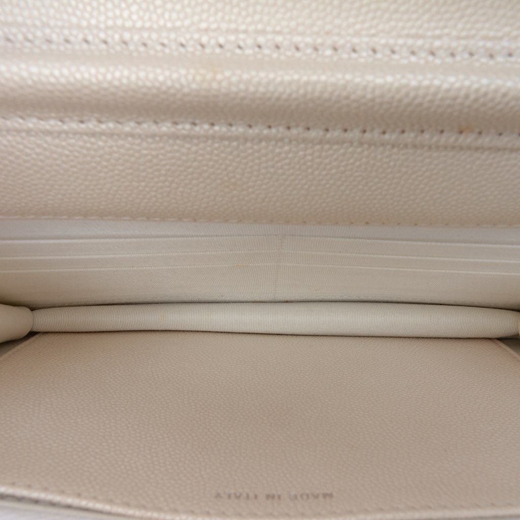 Chanel Quilted Caviar Golden Class Wallet On Chain - 4