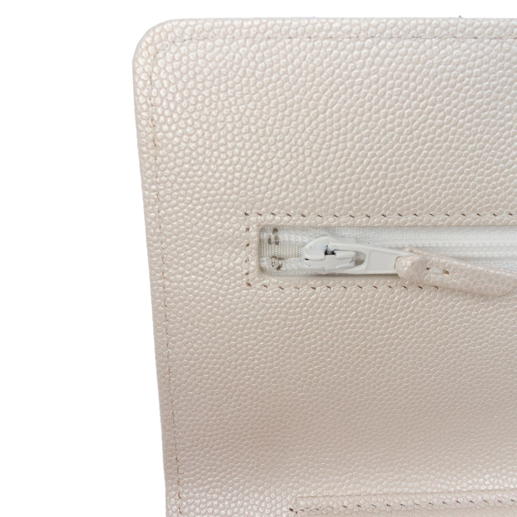 Chanel Quilted Caviar Golden Class Wallet On Chain - Side view