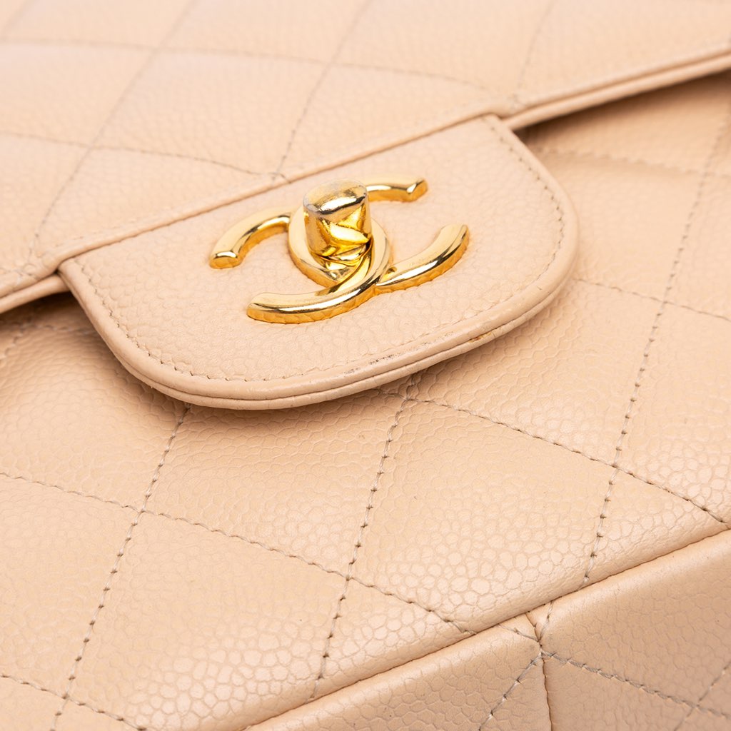 Chanel Jumbo Classic Caviar Double Flap - Image 11