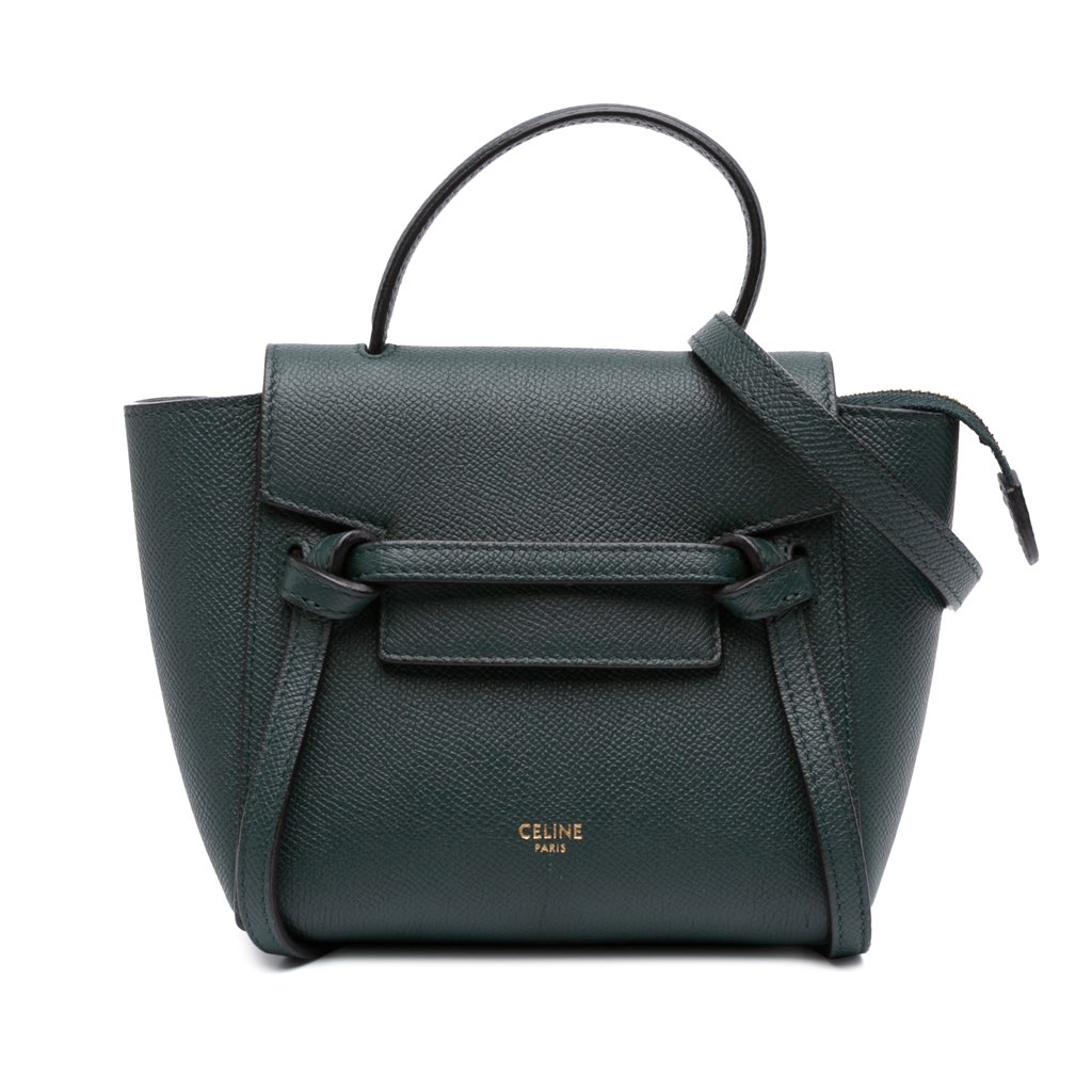 Celine Pico Grained Calfskin Belt Bag