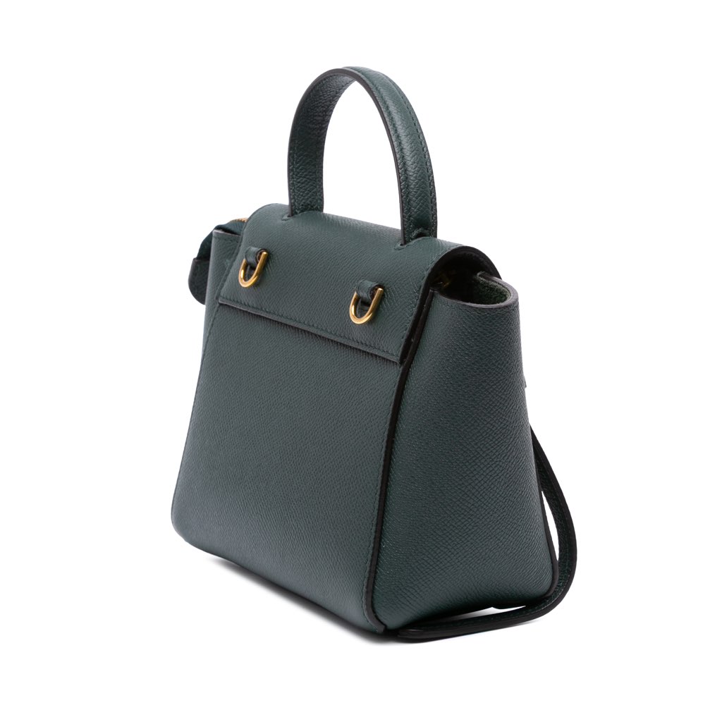 Celine Pico Grained Calfskin Belt Bag - Back view