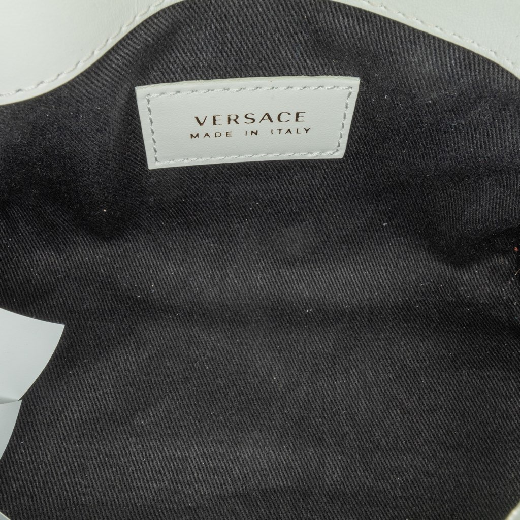 Versace Leather Baroque Virtus Satchel - 4