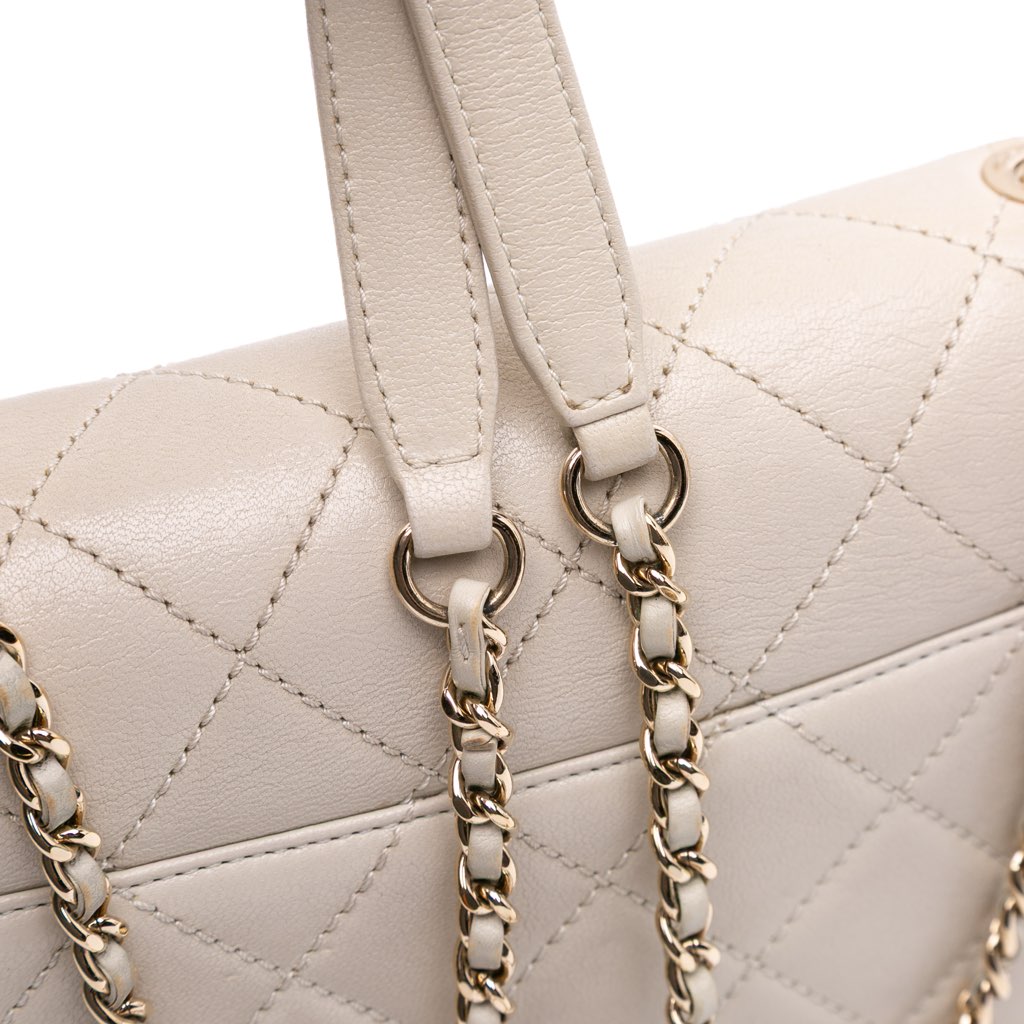 Chanel Mini Lambskin Beauty Lock Flap - Image 13