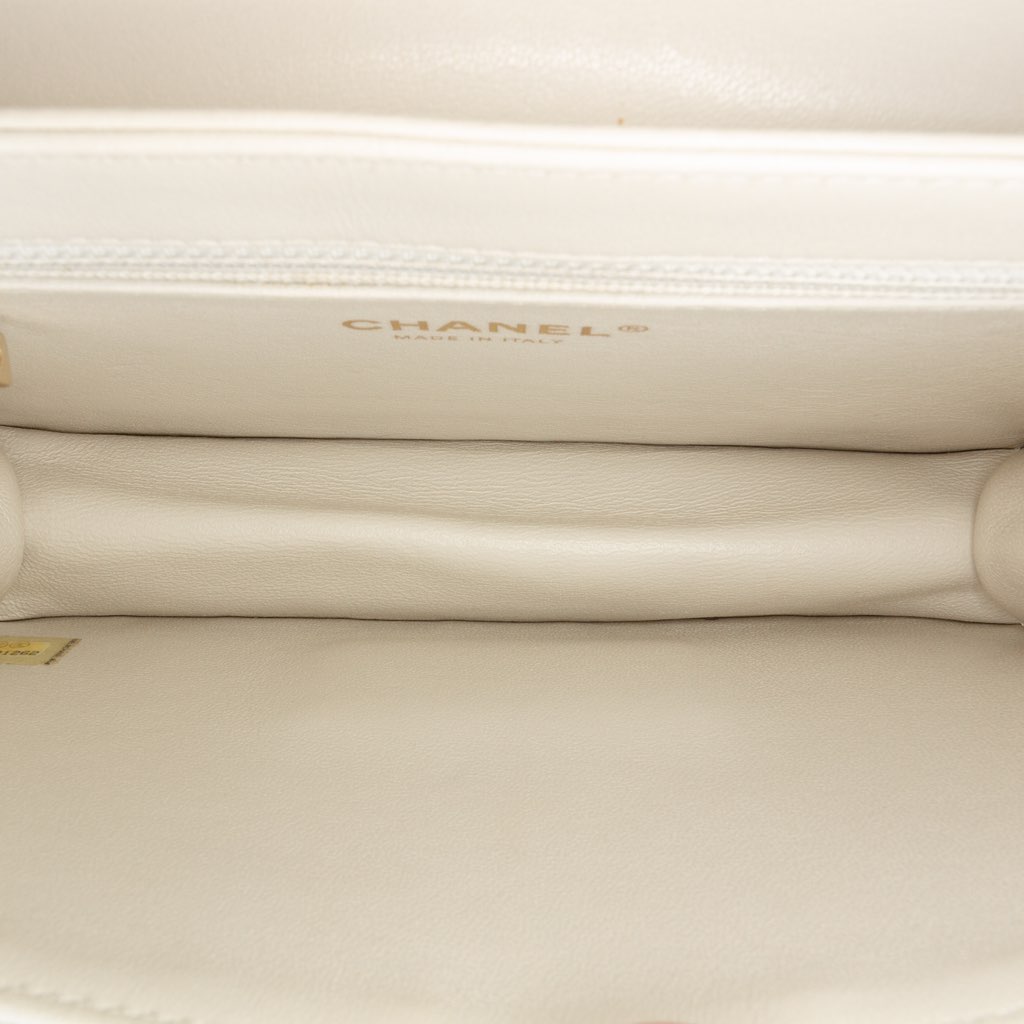 Chanel Mini Lambskin Beauty Lock Flap - 4