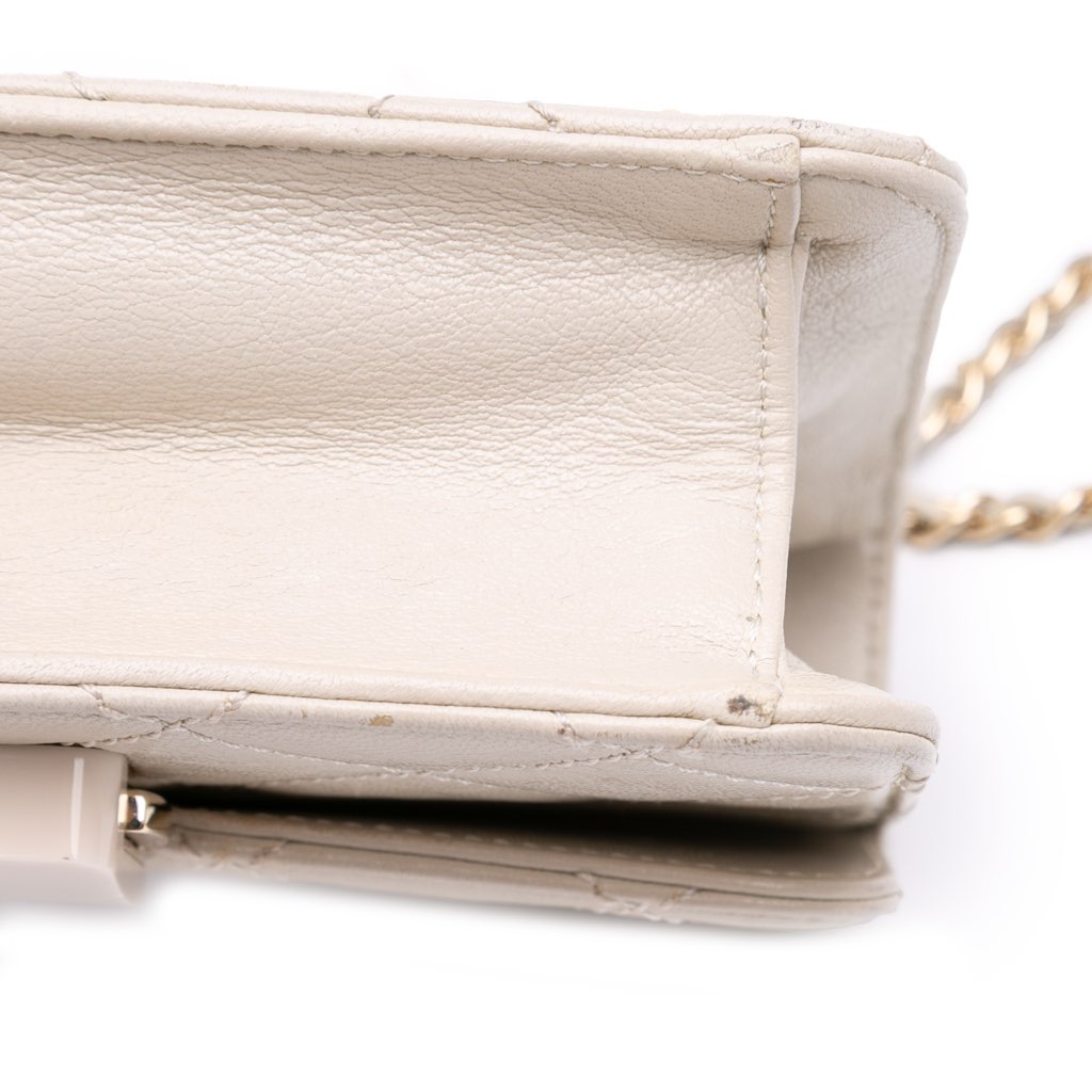 Chanel Mini Lambskin Beauty Lock Flap - Detail 2