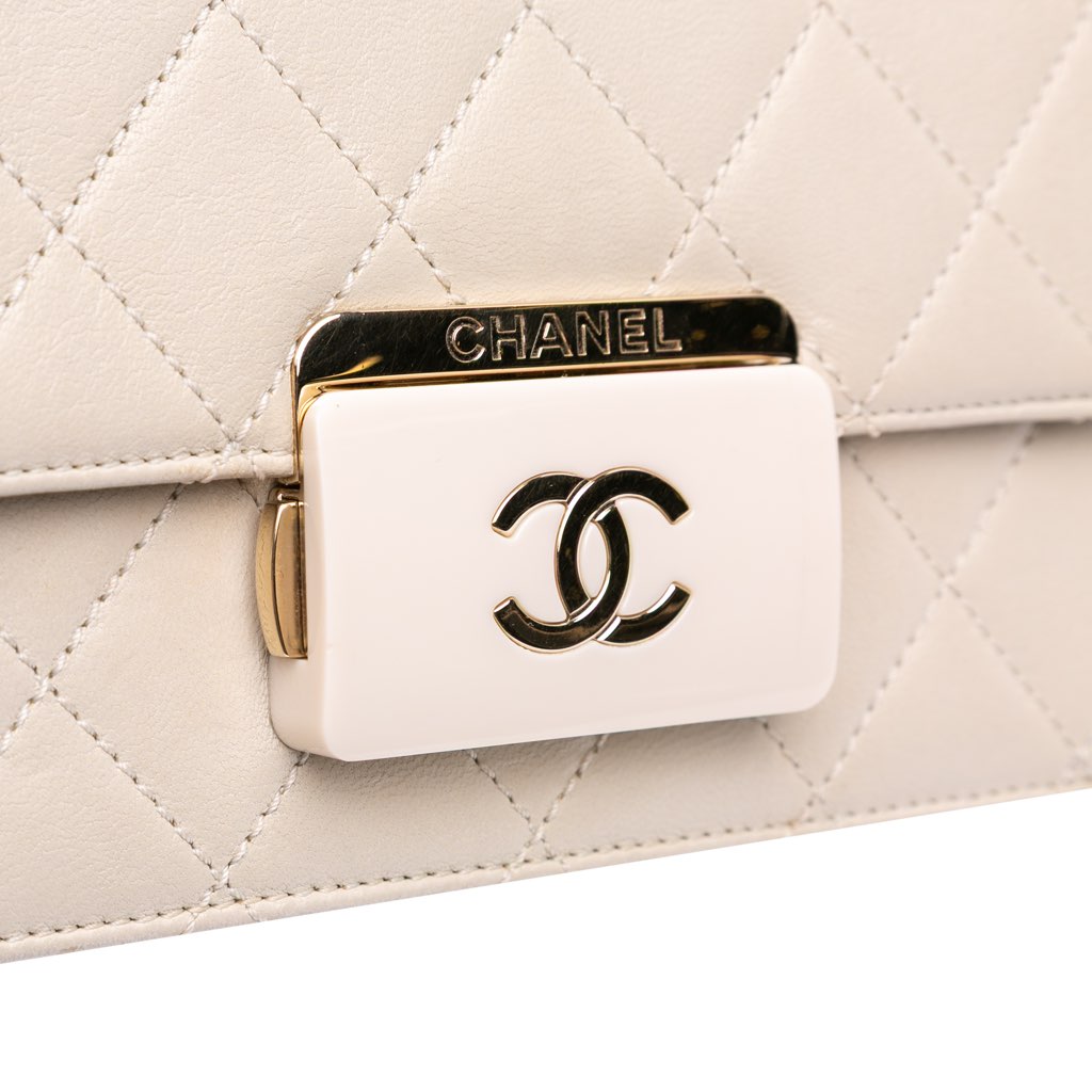 Chanel Mini Lambskin Beauty Lock Flap - Image 10