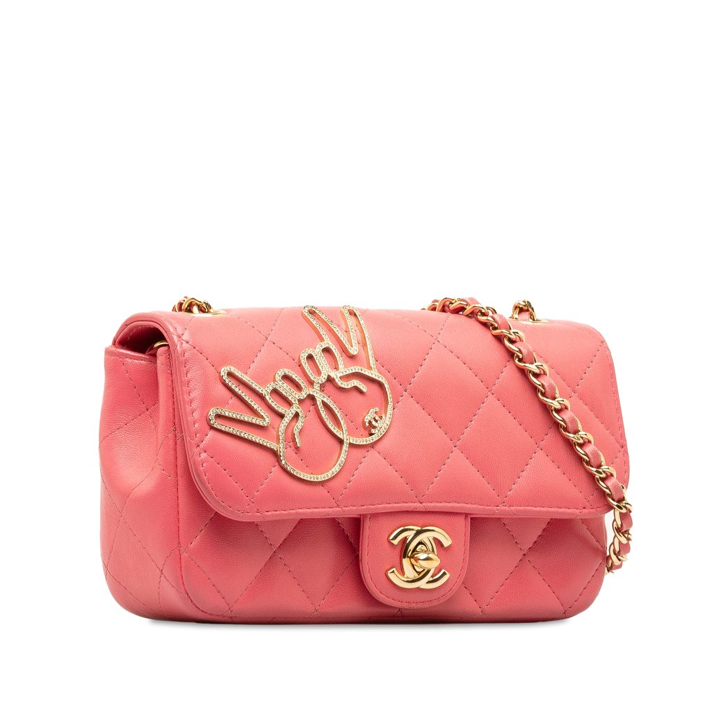 Chanel Extra Mini Lambskin V for Victory Flap - 2