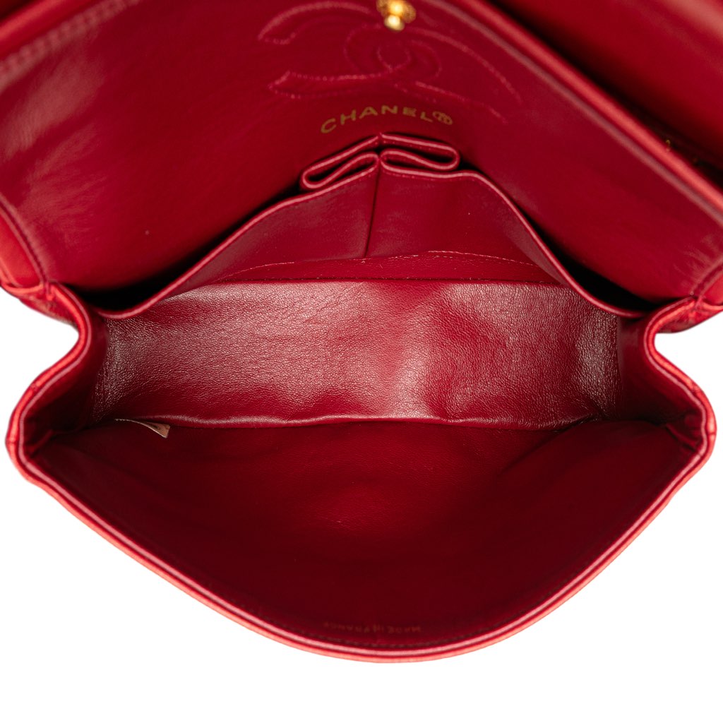 Chanel Small Classic Lambskin Double Flap - 4