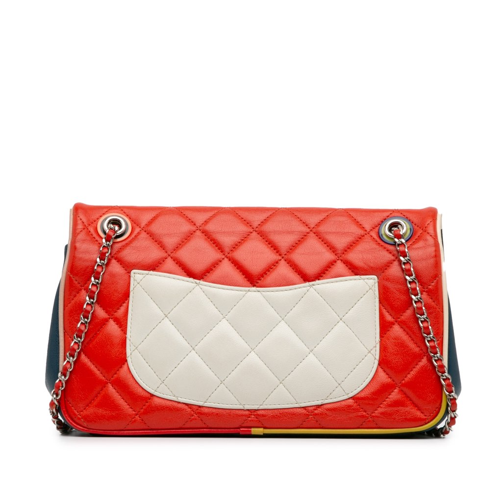 Chanel Medium Quilted Lambskin Cuba Color Flap - 3