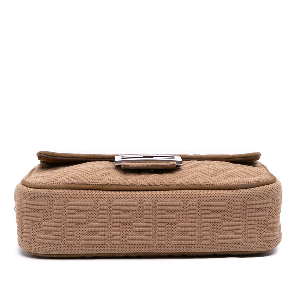 Fendi Zucca Canvas Chain Midi Baguette - Image 6