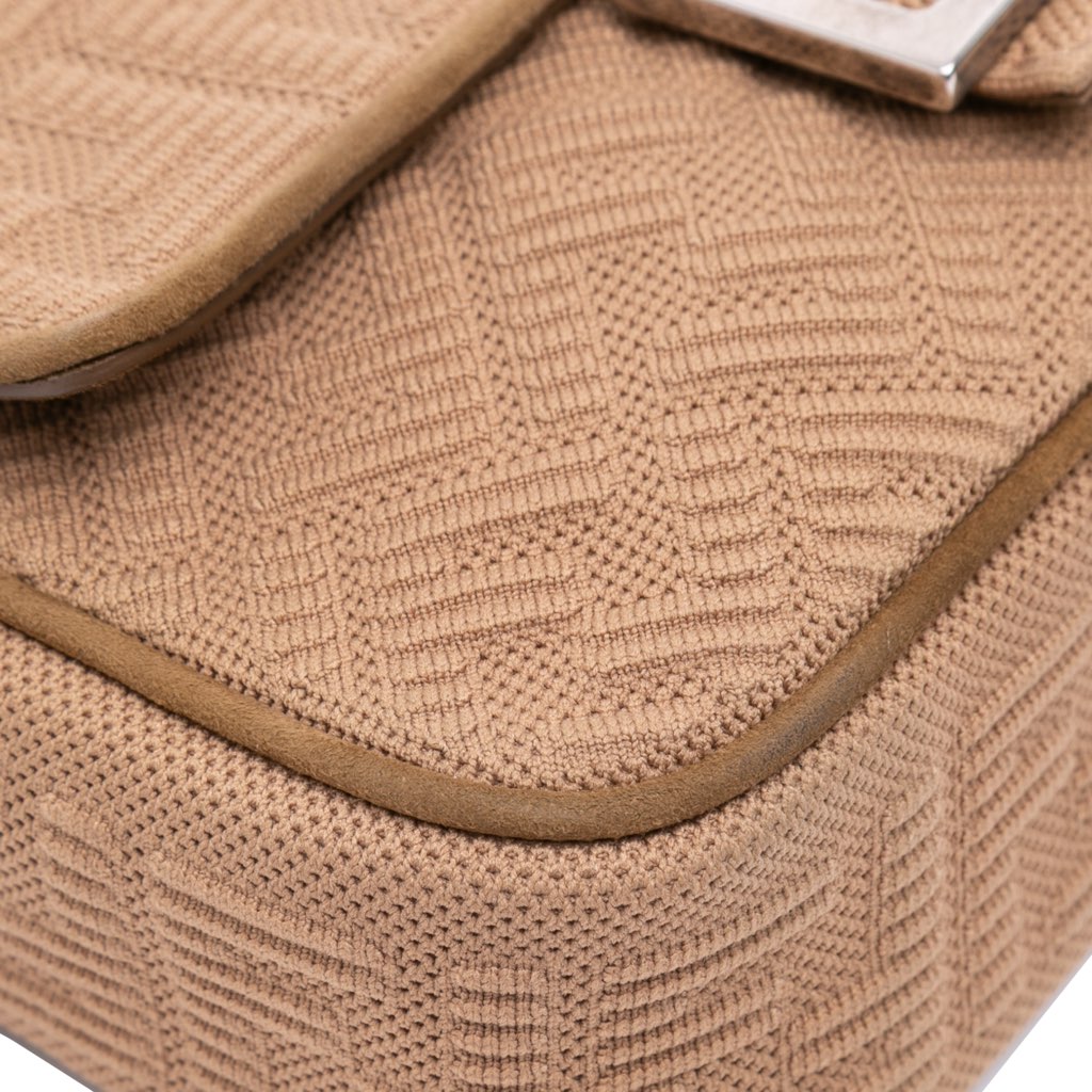 Fendi Zucca Canvas Chain Midi Baguette - Detail 2