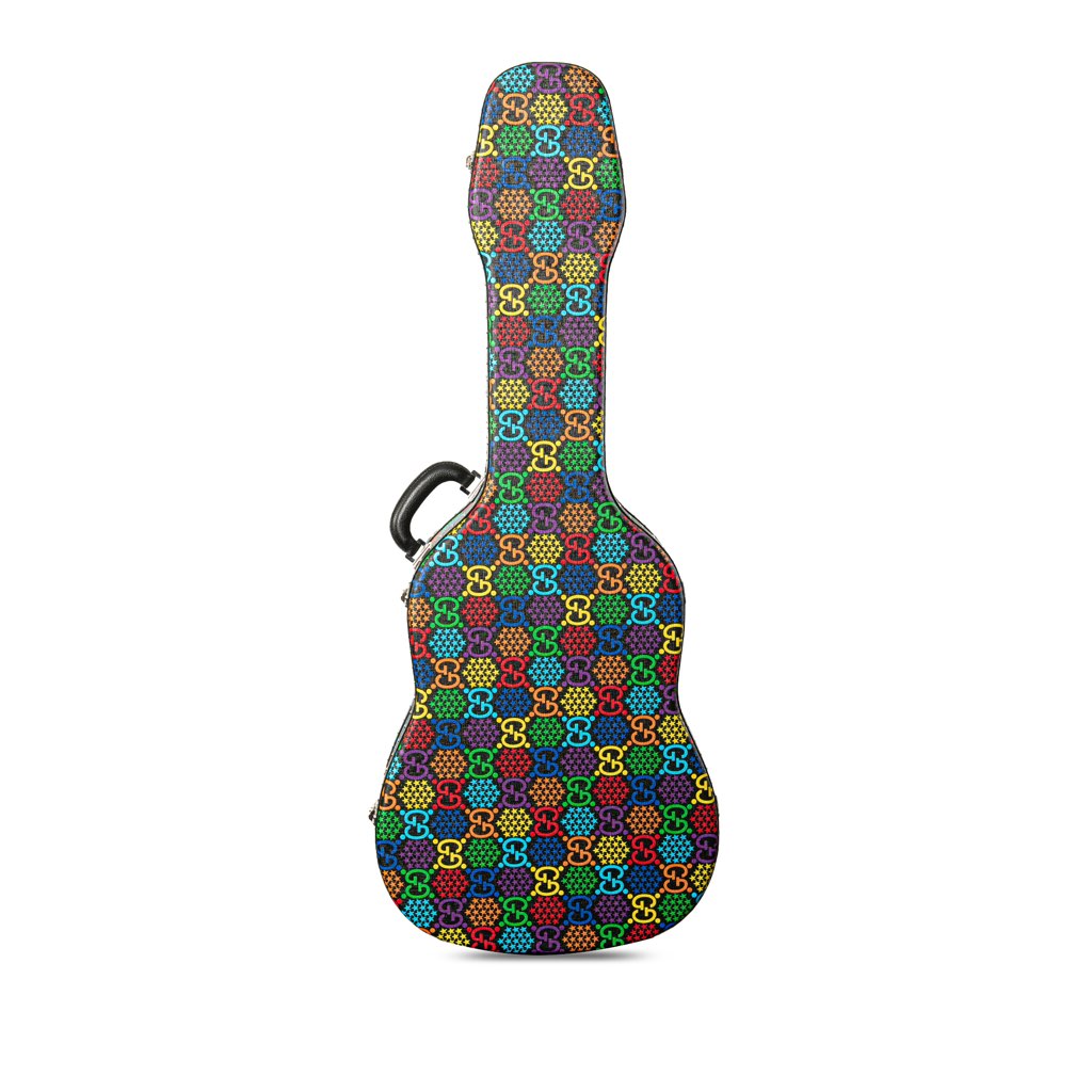 Gucci GG Supreme Psychedelic Guitar Case