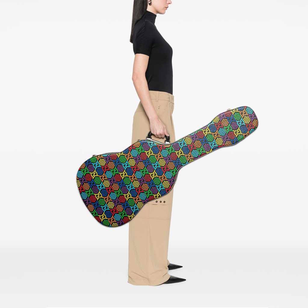 Gucci GG Supreme Psychedelic Guitar Case - Image 14