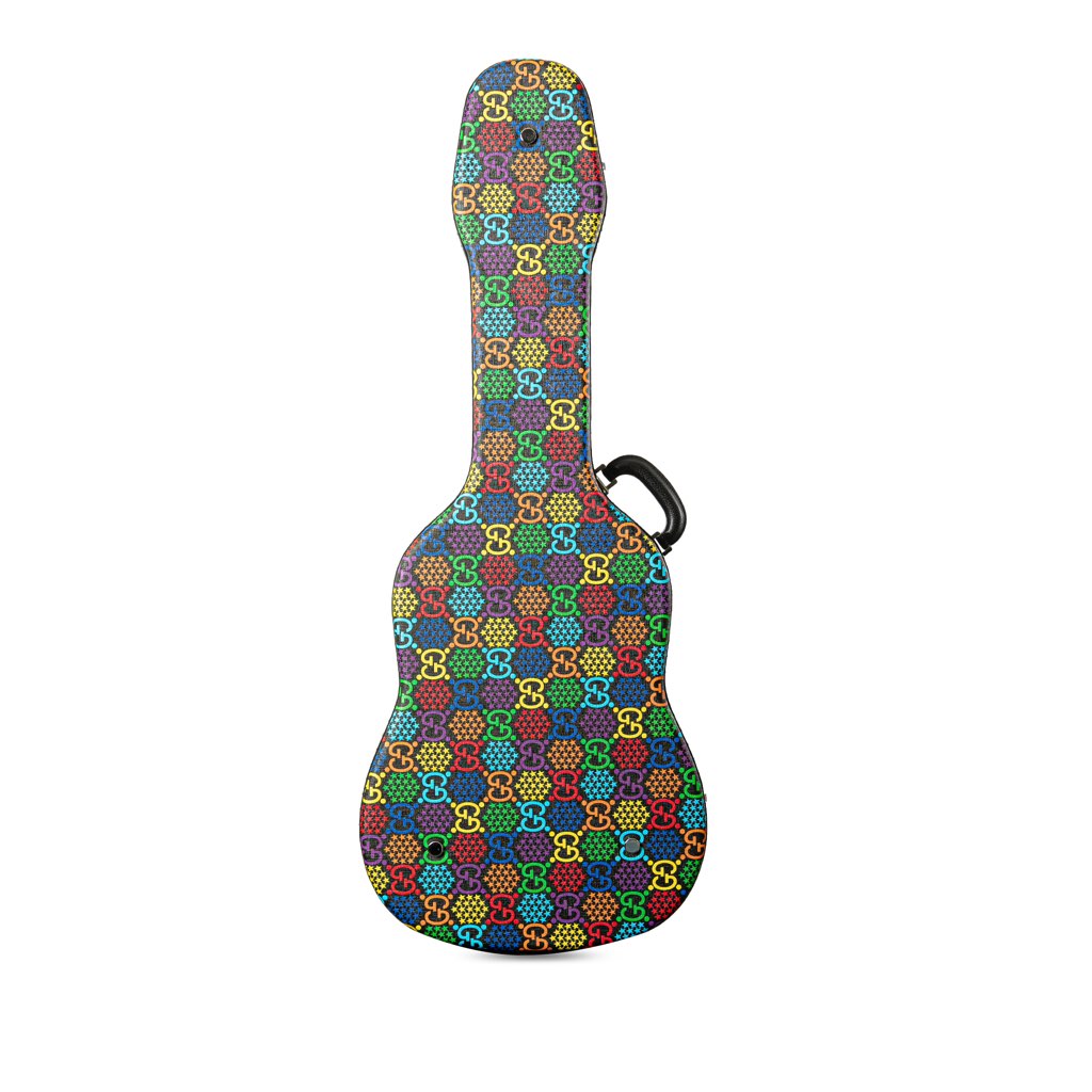 Gucci GG Supreme Psychedelic Guitar Case - Image 6