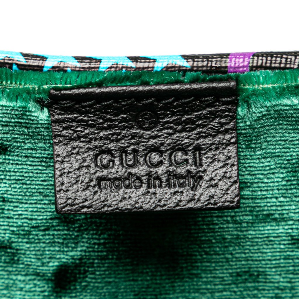 Gucci GG Supreme Psychedelic Guitar Case - Side view