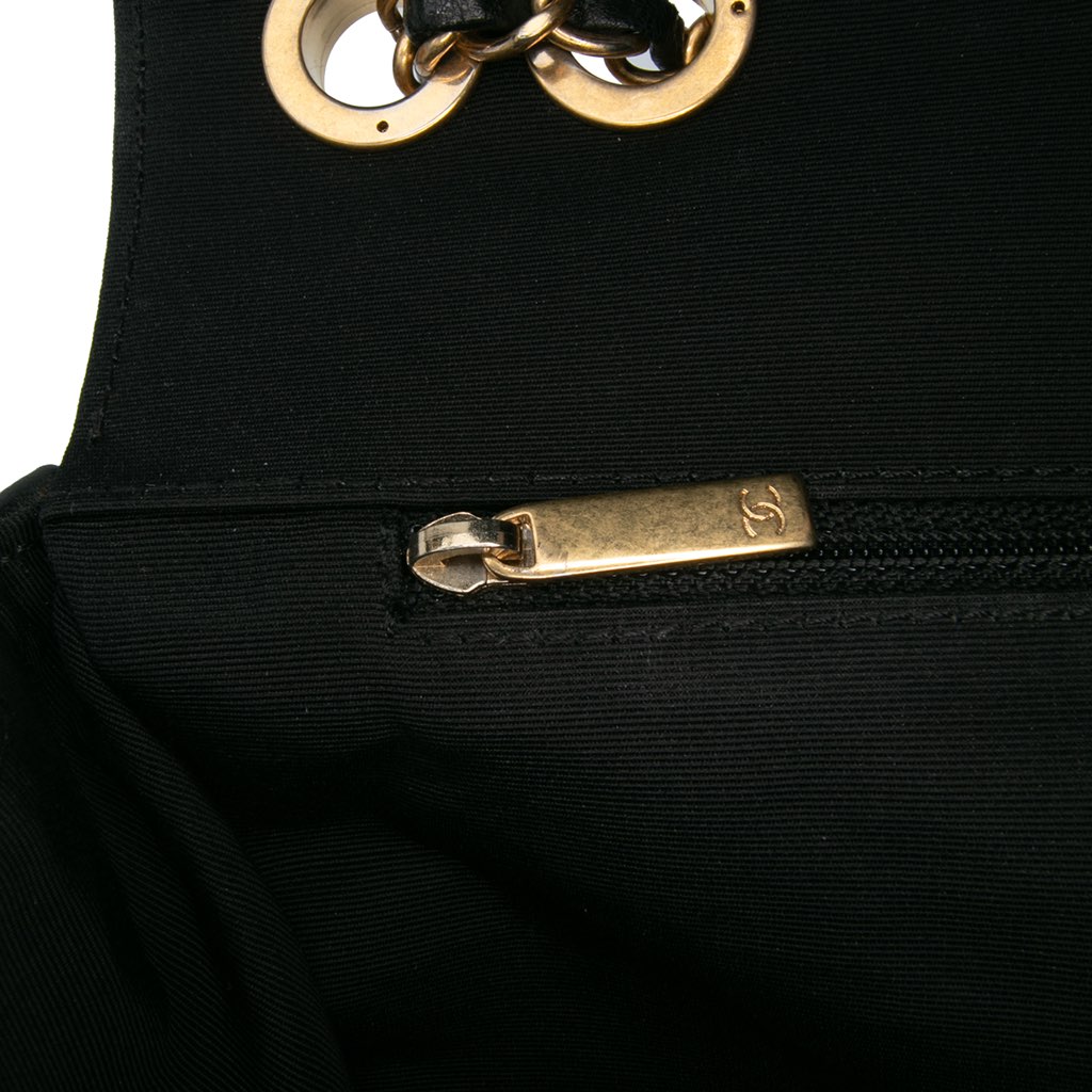 Chanel Medium Bicolor Quilted Lambskin Elegant CC Flap - Detail 1