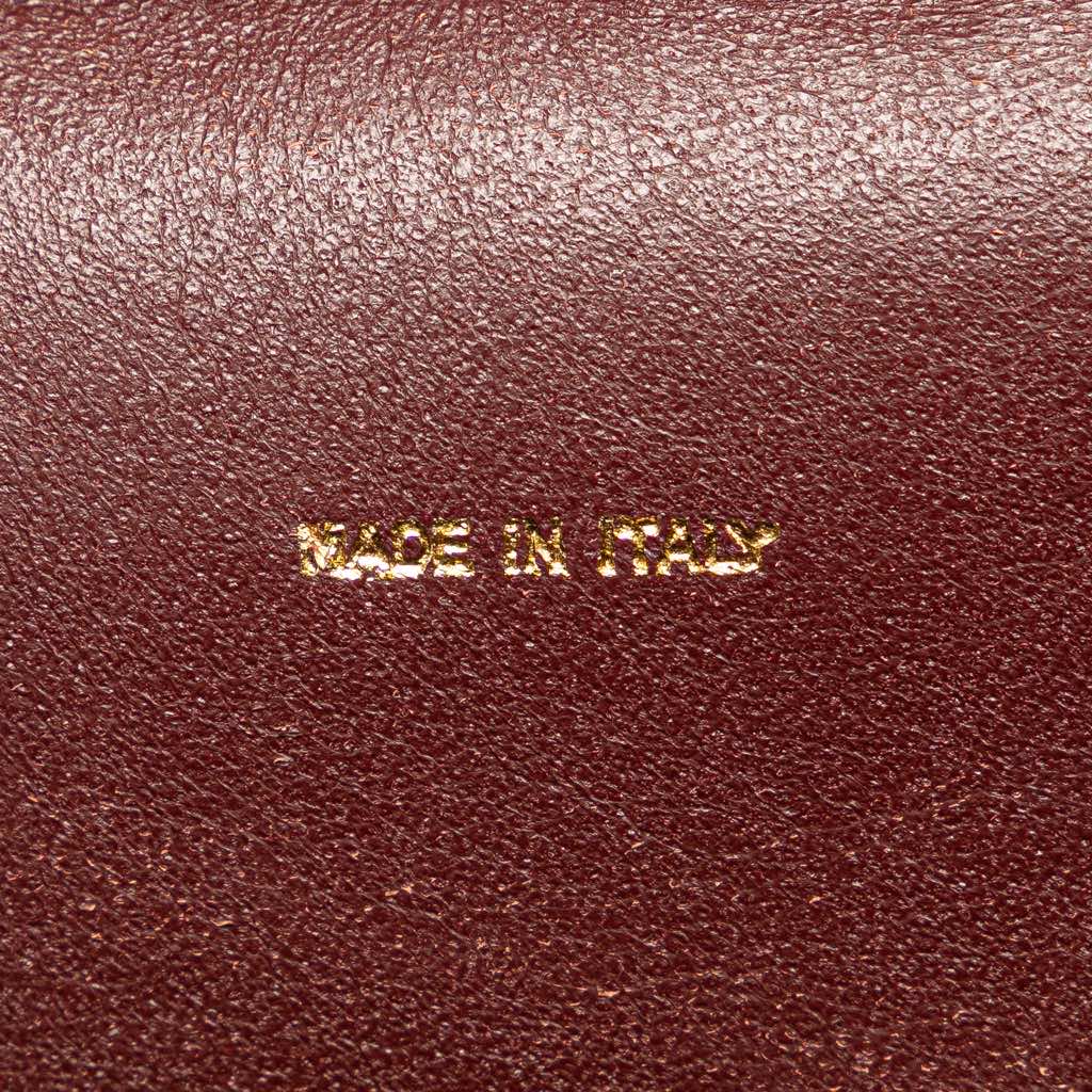 Chanel Quilted Suede Metal Frame Handbag - Side view