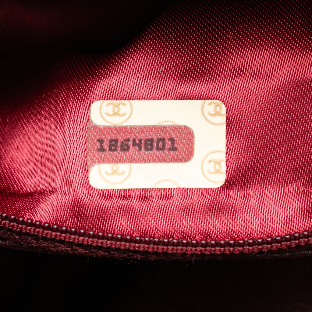 Chanel Quilted Suede Metal Frame Handbag - Detail 1