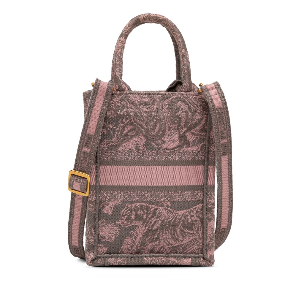 Dior Mini Toile de Jouy Vertical Book Tote - Image 6