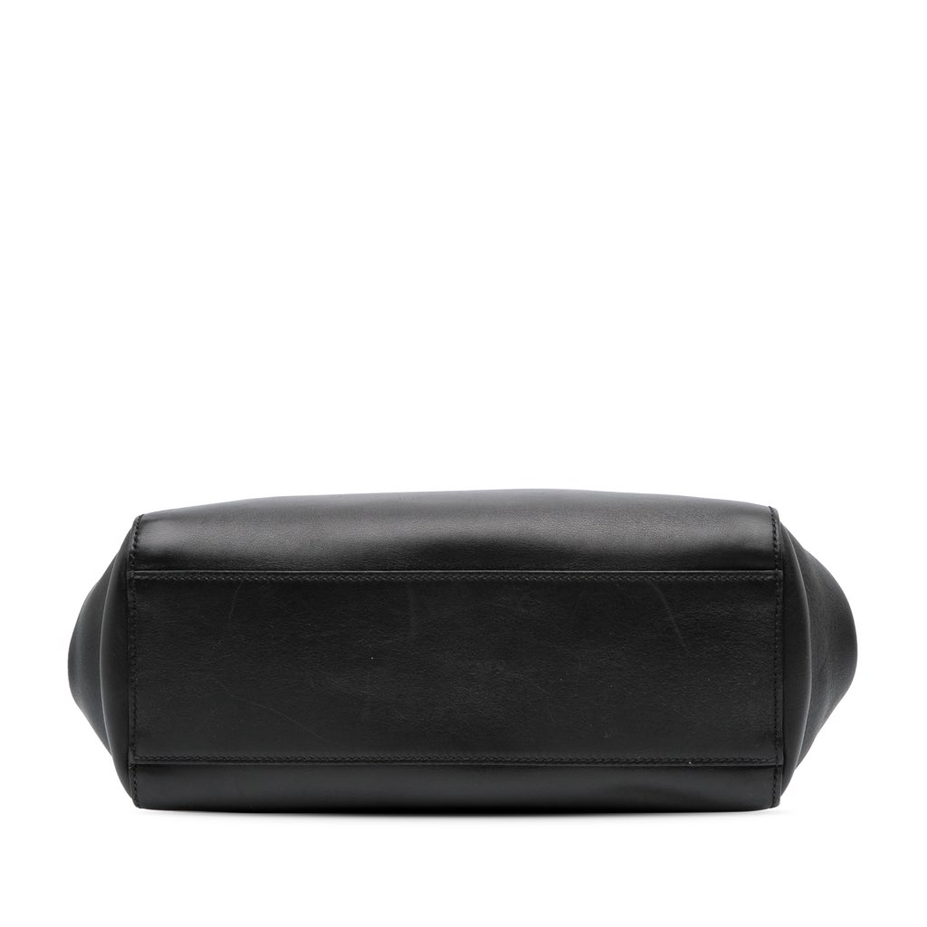 Gucci Small Leather Bamboo Nymphaea Satchel - 3