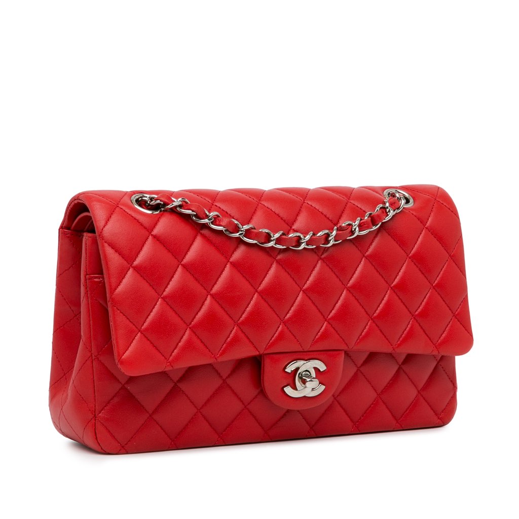 Chanel Medium Classic Lambskin Double Flap - 2