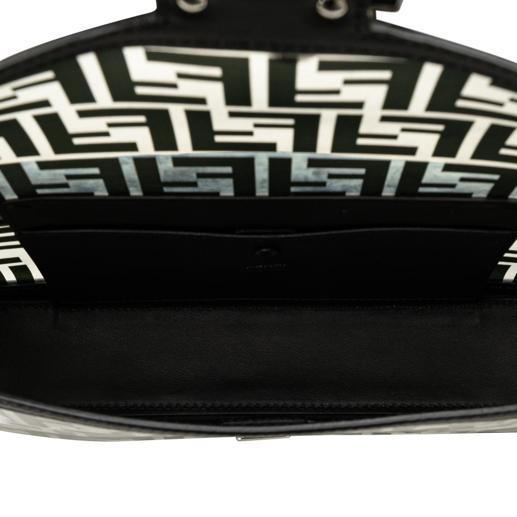 Fendi Medium Zucca PVC Baguette Satchel - 5