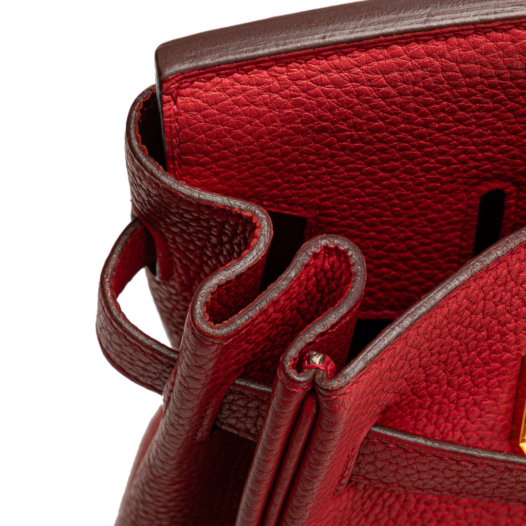 Hermès Clemence Birkin Retourne 30 - Detail 2