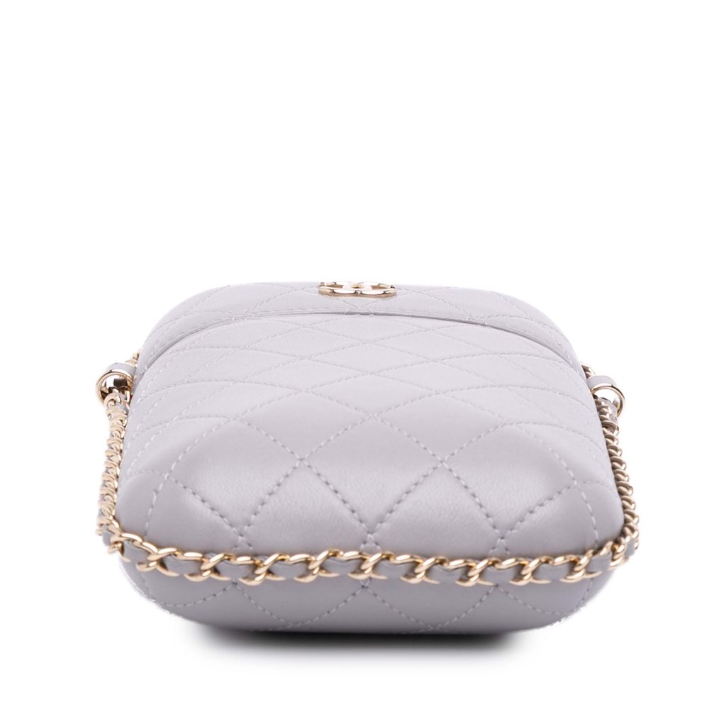 Chanel CC Quilted Lambskin Chain Around Phone Holder - Image 6