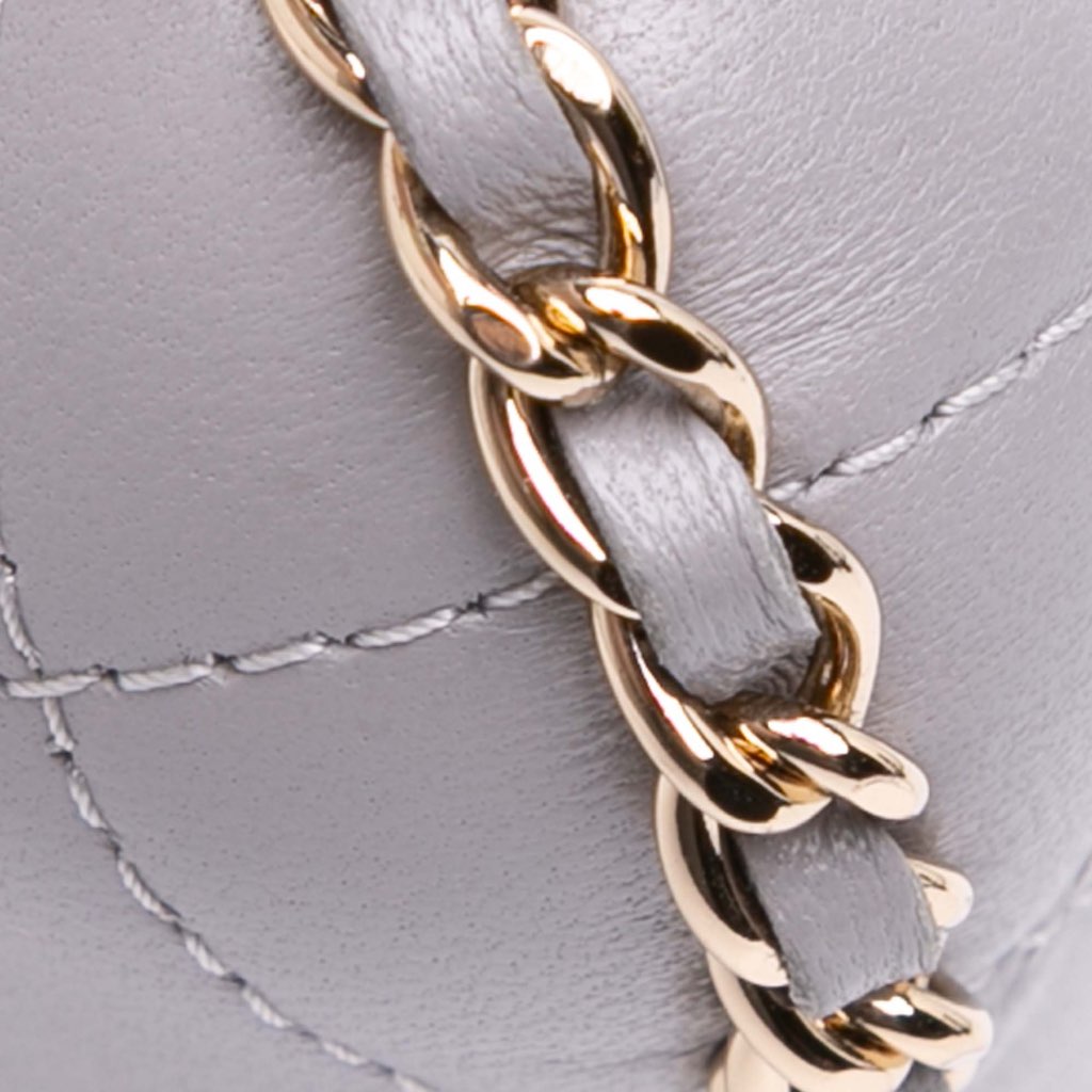 Chanel CC Quilted Lambskin Chain Around Phone Holder - Image 12