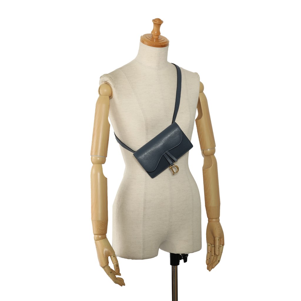 Dior Leather Saddle Belt Bag - Image 13