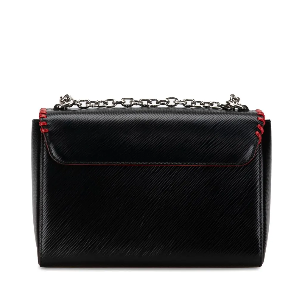 Louis Vuitton Limited Edition Blooming Flowers Epi Twist MM Black Leather Good - Inside View