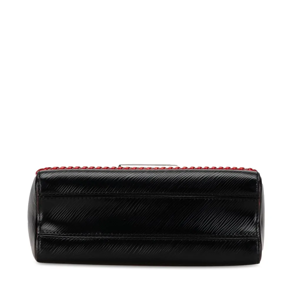 Louis Vuitton Limited Edition Blooming Flowers Epi Twist MM Black Leather Good - Model View