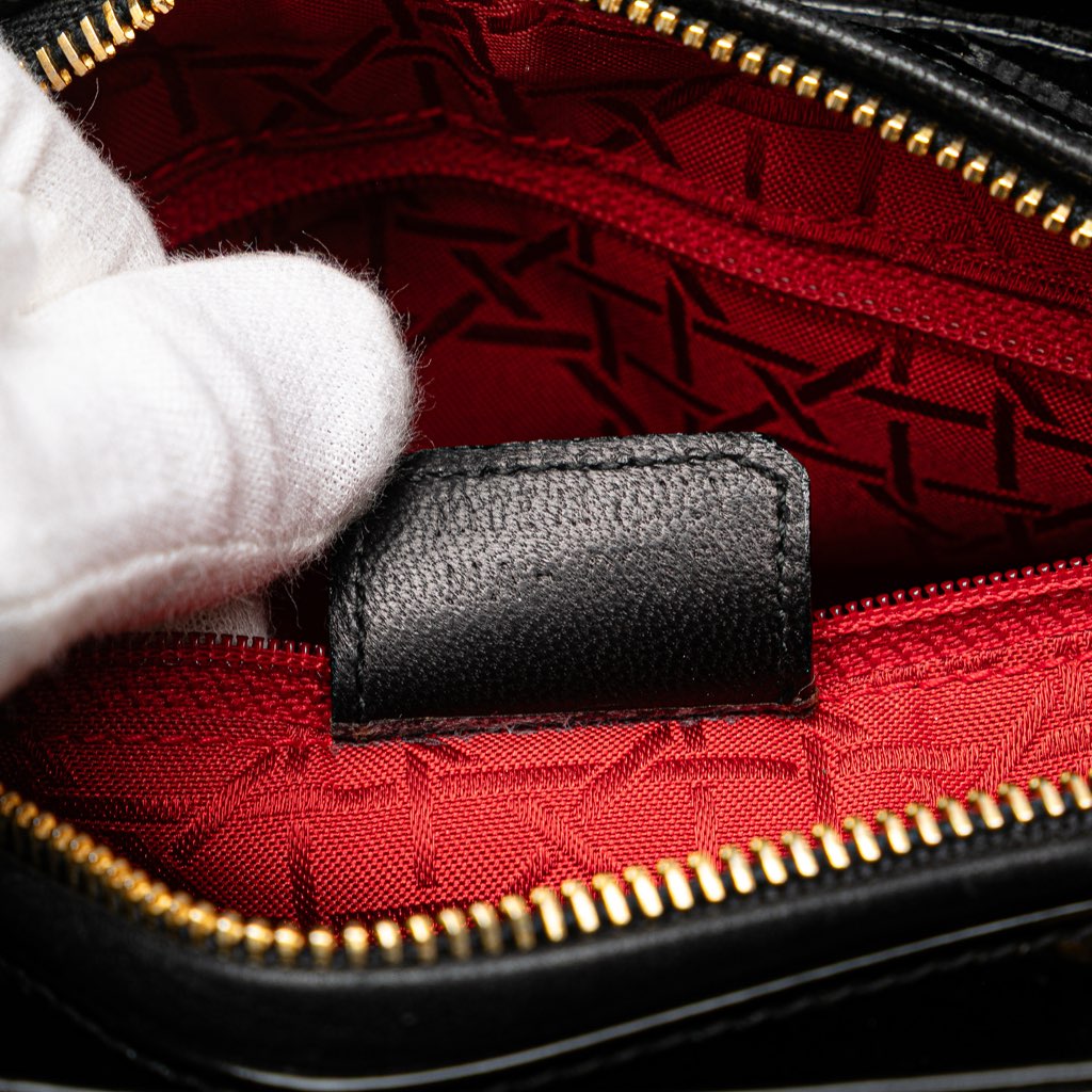 Dior Medium Patent Cannage Lady Dior - Detail 1