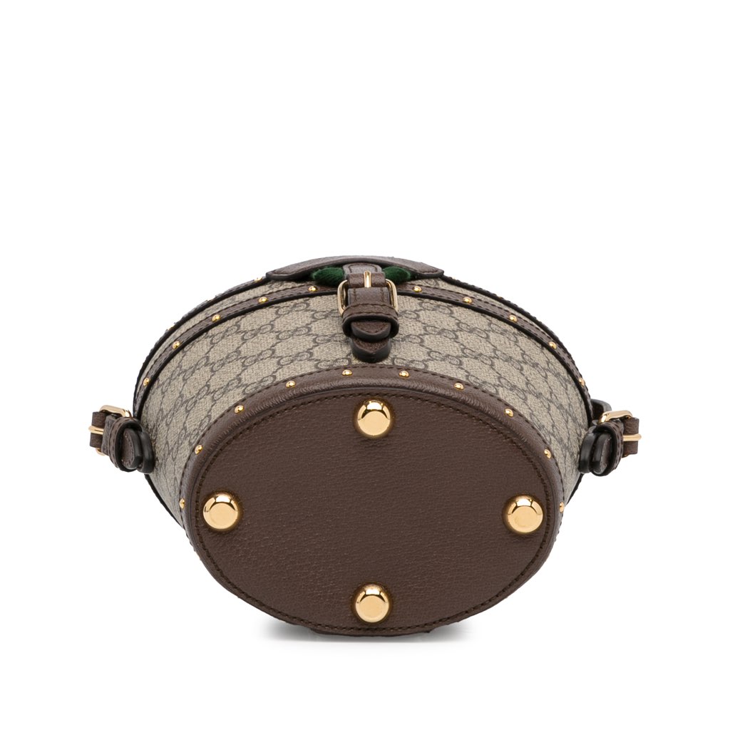 Gucci GG Supreme Mini Hat Case Satchel - 5