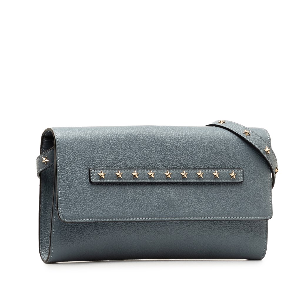 Valentino Leather Star Studded Crossbody - 2