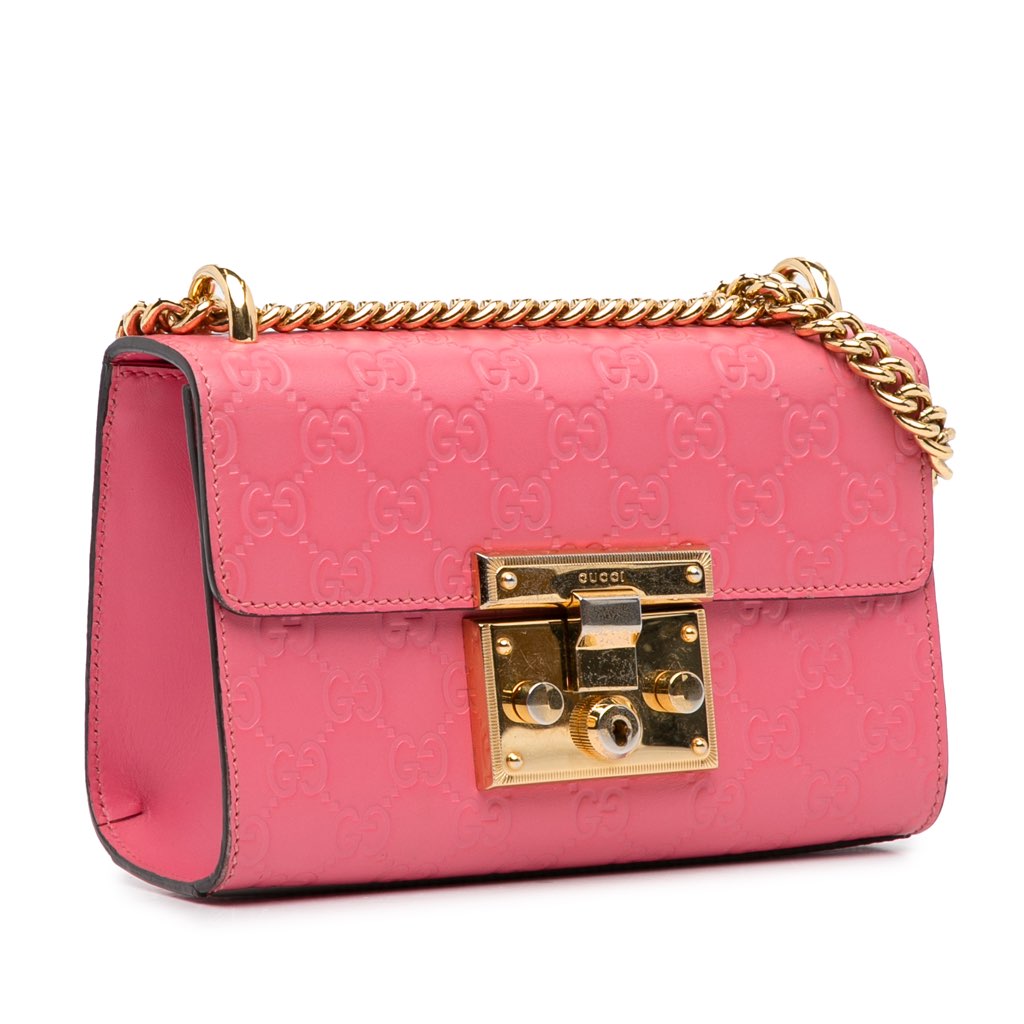 Gucci Small Guccissima Padlock Crossbody - 2
